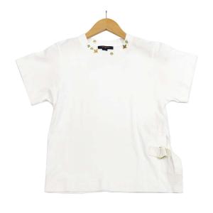 ルイヴィトン サイドストラップ Tシャツ モノグラム 1A4PF6 レディース ホワイト LOUIS VUITTON 中古 【アパレル・小物】｜turuya783