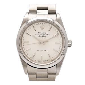 ロレックス エアキング Silver Bar K番 14000M 自動巻き ステンレススティール メンズ ROLEX 中古 【時計】｜turuya783