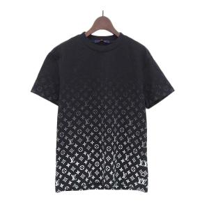 ルイヴィトン グラディエント コットン Tシャツ RM232Q メンズ ブラック ホワイト LOUIS VUITTON 中古 【アパレル・小物】｜turuya783