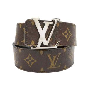 ルイヴィトン LV イニシャル 40MM モノグラム ベルト 90/36 M9821 ユニセックス ブラウン ブラック 中古 【アパレル・小物】｜turuya783