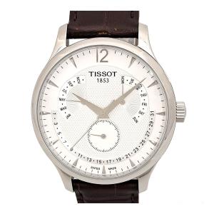 ティソ トラディション パーペチュアルカレンダー T063637A クオーツ ステンレススティール メンズ TISSOT 中古 【時計】｜turuya783