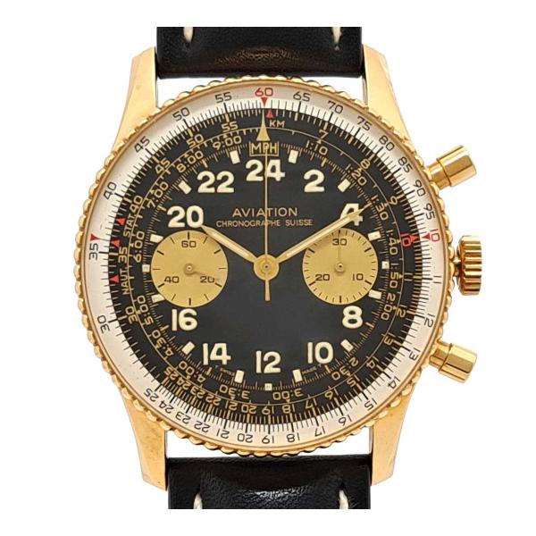 ブライトリング アビエーション コスモノート 手巻き イエローゴールド メンズ BREITLING ...