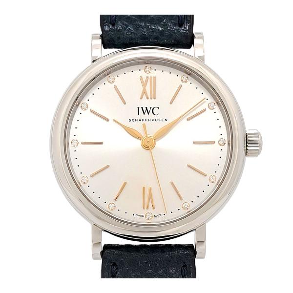 IWC ポートフィノ・オートマティック 34 12Pダイヤ IW357411 自動巻き ステンレスス...