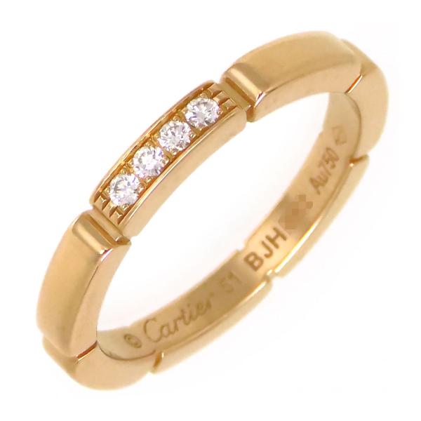 カルティエ マイヨン パンテール ウェディング リング #51 B4080551 Au750 (K1...
