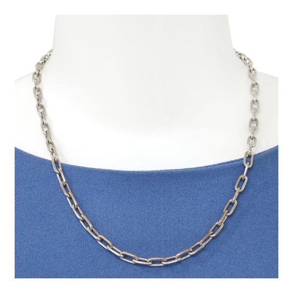 カルティエ スパルタカス ネックレス 750 (K18WG) レディース CARTIER 中古 【ジ...