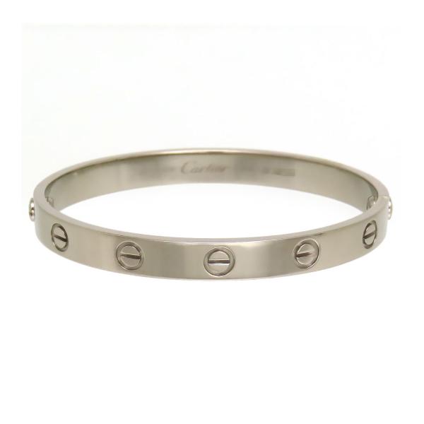 カルティエ ラブ ブレスレット #16 750 (K18WG) レディース CARTIER [美品]...