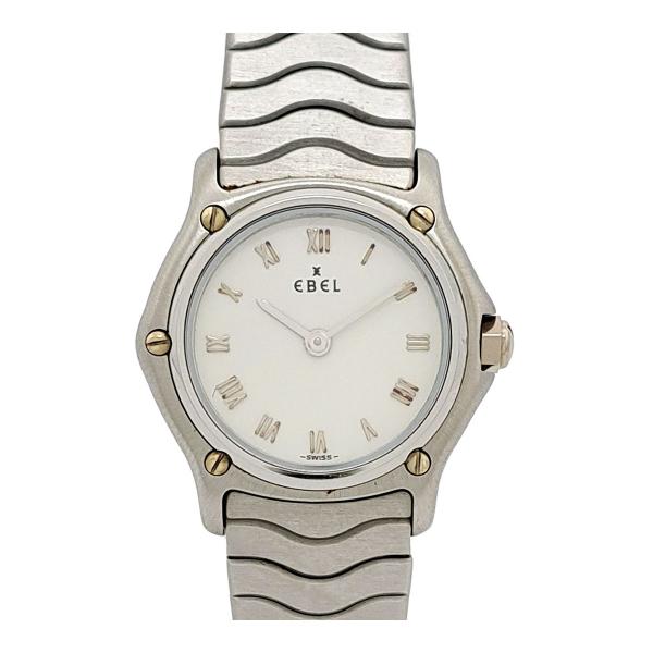 エベル クラシック ウェーブ 905790 クオーツ ステンレススティール レディース EBEL 中...