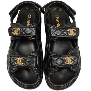 シャネル ココマーク マトラッセ レザー スポ...の詳細画像1