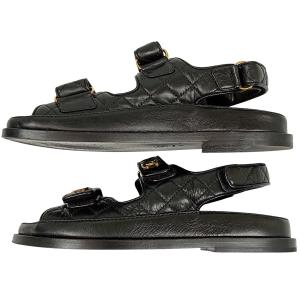 シャネル ココマーク マトラッセ レザー スポ...の詳細画像3