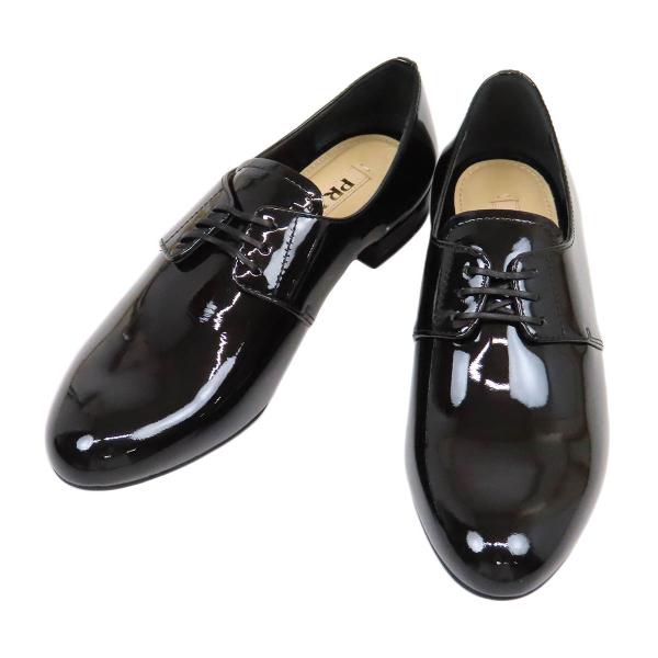 プラダ パテントレザー シューズ レディース ブラック PRADA 中古 【アパレル・小物】