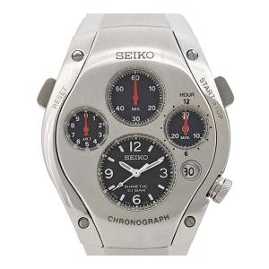 セイコー スポーチュラ キネティッククロノ オートクオーツ SBCG001 クオーツ ステンレススティール メンズ SEIKO 中古 【時計】