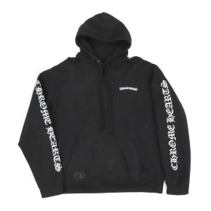 クロムハーツ バック スクロールラベル フーディ メンズ ブラック CHROME HEARTS 中古 【アパレル・小物】