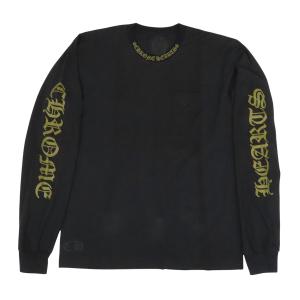 クロムハーツ ネックロゴ ロングスリーブ Tシャツ メンズ ブラック CHROME HEARTS 中古 【アパレル・小物】