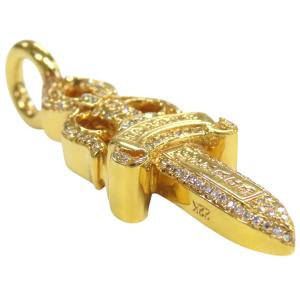 クロムハーツ ダブル ダガー PAVE ダイヤ...の詳細画像3