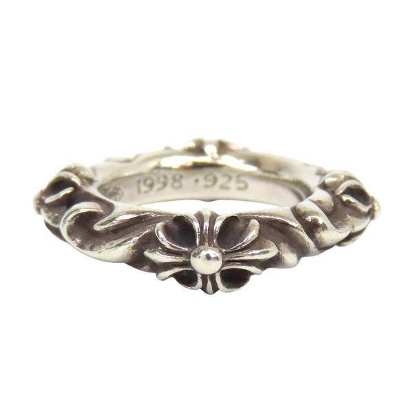 クロムハーツ SBT バンド リング 7号 SV925 ユニセックス CHROME HEARTS 中...