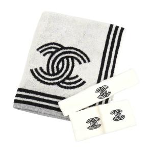 シャネル ココマーク スポーツ セット ユニセックス ホワイト グレー ブラック CHANEL [美品] 中古 【アパレル・小物】