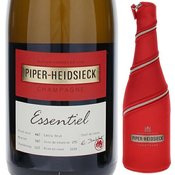 P5倍 エッセンシエル エクストラ ブリュット ジャケット NV パイパー エドシック 750ｍｌ ...