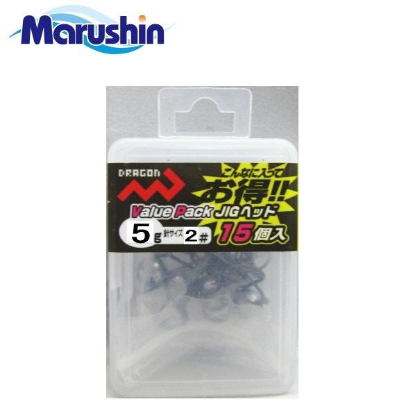 マルシン バリューパックジグヘッド 5g 2＃ (15個入)