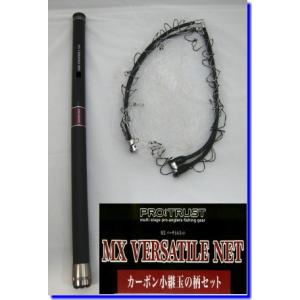 (プロトラスト)　PRO TRUST　MX バーサトルネット 500 カーボン 小継 玉の柄セット