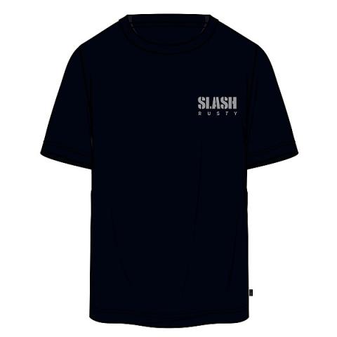 スラッシュ　RUSTYコラボTシャツ　タイプB　SL-269　ネイビー　3L