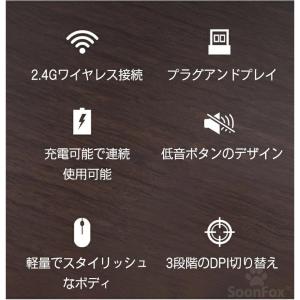 ワイヤレスマウス モダン モバイル マウス ワ...の詳細画像3
