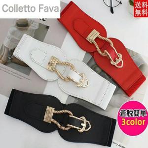サッシュベルト ベルト レディース 金具 フェイクレザー 幅広 ワイドベルト ゴムベルト 幅広ベルト 太い バックル ゴールド 金具 エレガント
