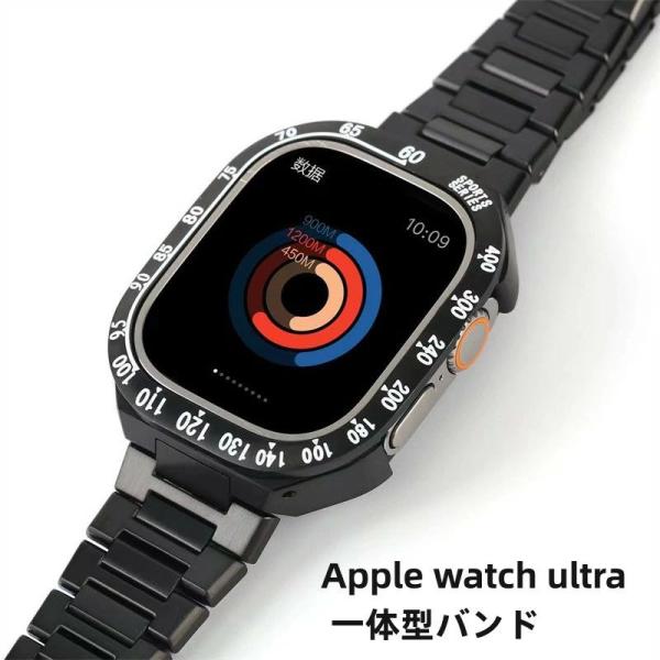 送料無料 Apple watch ultra iwatch Ultra2 一体型バンドApple W...