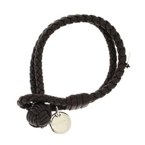 極美品 Bottega ダークブラウン ブレスレット イントレチャート 極美品 Bottega ダークブラウン ブレスレット イントレチャート