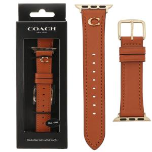 コーチ COACH アップル ウォッチ 替えベルト レディース 38mm 40mm 41mm 対応 Cロゴ カーフスキンレザー ストラップ ライトブラウン 14700143 プレゼント｜tutto-brand