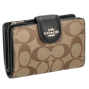 COACH（コーチ） ☆COACH☆ ミディアム フラップ ウォレット ウィズ