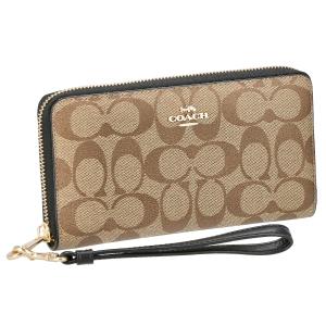 COACH（コーチ） 長財布 ラウンドファスナー長財布 シグネチャー