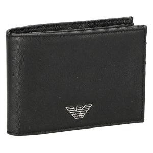 エンポリオアルマーニ EMPORIO ARMANI 折財布 二つ折り財布 メンズ財布 イーグルマーク Y4R165 Y138E 81072 ブラック プレゼント｜tutto-brand