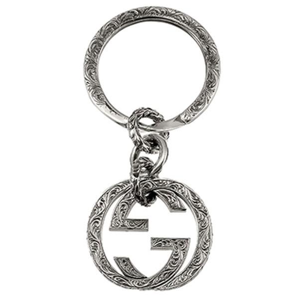 グッチ GUCCI キーリング キーホルダー インターロッキングGキーホルダー 455308 J84...