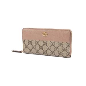 グッチ GUCCI 長財布 ラウンドファスナー財布 新品 レディース プチ マーモント ダラーカーフ 456117 17WAG 5788 ダスティピンク ベージュ プレゼント｜tutto-brand