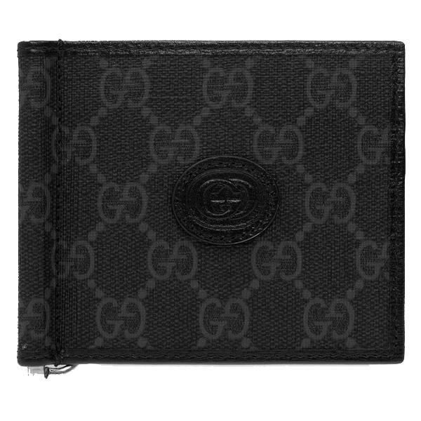 グッチ GUCCI マネークリップ 二つ折り財布 新品 メンズ GGスプリーム 700686 92T...