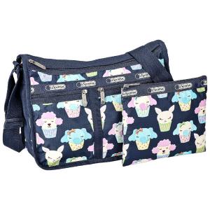 レスポートサック LeSportsac レスポ ショルダーバッグ レディース Deluxe Everyday Bag デラックスエブリデイバッグ ポーチ付 7507 P730 BABYCAKES BLUE｜tutto-brand