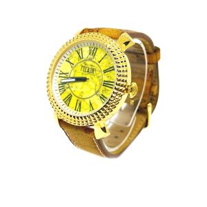 プリマクラッセ Prima Classe 腕時計 時計 新品 メンズ レディース ALVIERO MARTIN WATCH 地図柄 PCH690 1VU ベージュ ゴールド プレゼント｜tutto-brand