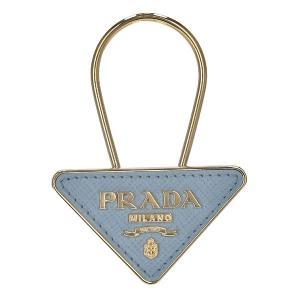 PRADA（プラダ） キーリング トライアングルロゴ ブラック 2PS395 2BA6