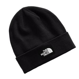 ノースフェイス THE NORTH FACE ニット帽子 ニットキャップ ビーニー メンズ レディース Dock Worker Recycled Beanie NF0A3FNT JK3 TNF Black ブラック｜tutto-brand