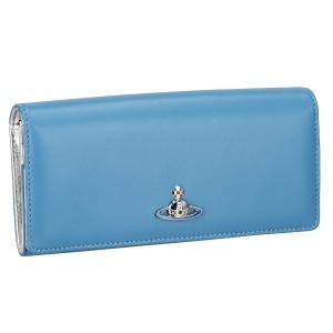 ヴィヴィアンウエストウッド Vivienne Westwood 長財布 レディース NAPPA 5104007CU K402 BLUE ブルー シルバー プレゼント｜tutto-brand