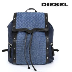 ディーゼル DIESEL バックパック 鞄 レディース デニム地 マグネット