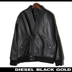 ディーゼルブラックゴールド DIESEL BLACK GOLD レザージャケット