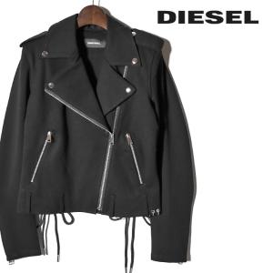 DIESEL・ディーゼル☆レディース・ライダースジャケット/ストレッチ入