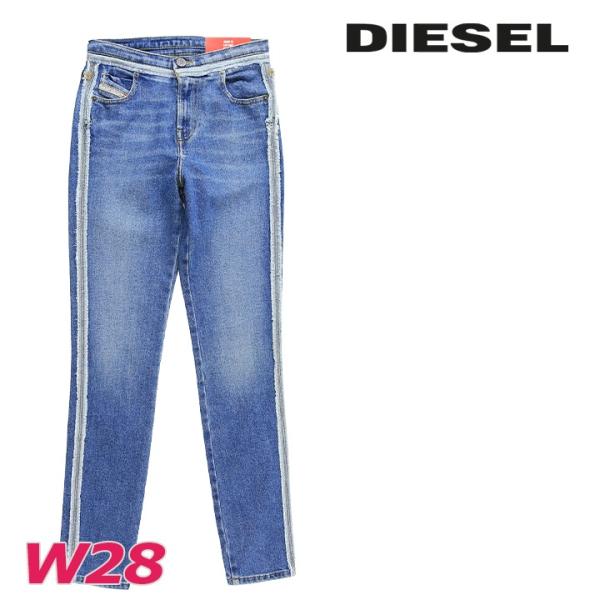 ディーゼル DIESEL ジーンズ デニム パンツ レディース ウォッシュ加工 インサイドアウト 美...