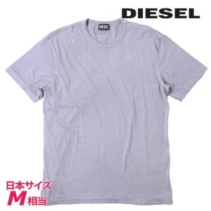 ディーゼル DIESEL 半袖Tシャツ カットソー レディース ムラ染め加工 クルーネック リラックスフィット T-WASH-C4 DIESEL ディーゼル 半袖Tシャツ カットソー レディース ムラ染め