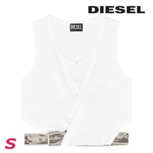 ディーゼル DIESEL 半袖Tシャツ カットソー レディース ムラ染め加工 クルーネック リラックスフィット T-WASH-C4 DIESEL ディーゼル 半袖Tシャツ カットソー レディース ムラ染め