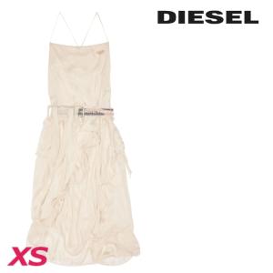 DIESEL ディーゼル 半袖リブカットソー レディース ベルト付き