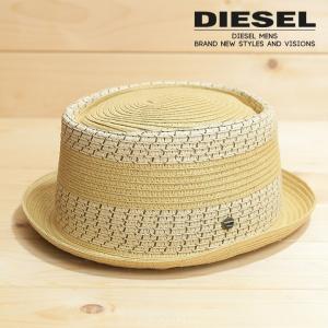 ディーゼル DIESEL ペーパーハット 帽子 メンズ レディース 男女兼用 麦わら帽子風 ポークパイハット CIRELUS