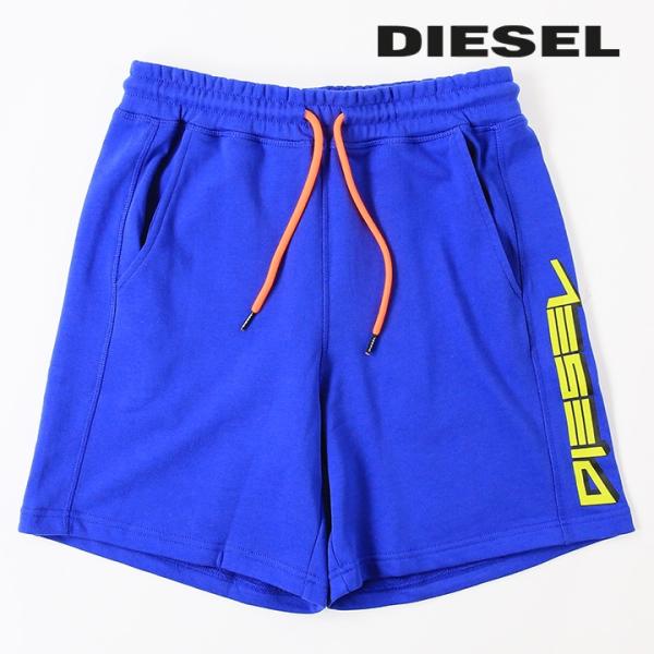 ディーゼル DIESEL スウェットハーフパンツ メンズ ウエストゴム ドロスト ビーチウェア リゾ...