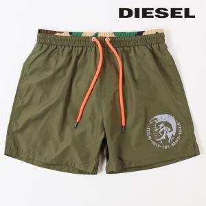 ディーゼル DIESEL 海パン ビーチウェア メンズ ウエスト迷彩切替 パッカブル メンズ水着 ショートトランクス サーフパンツ BMBX-WAVE 2.017｜tutto-tutto